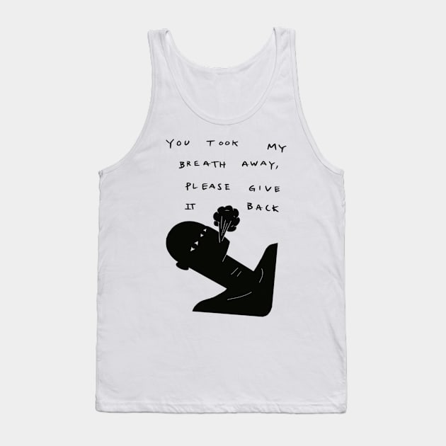 Edgy slogan that boosts your self confidence Tank Top by RockPaperScissors